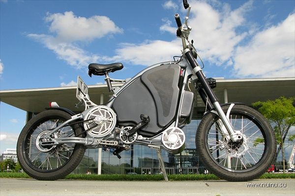 Человеко-моторный гибридный мотоцикл eROCKIT (11 фото + видео)