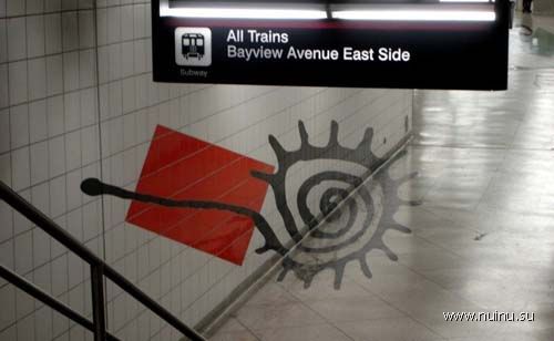 Граффити в метро Торонто (16 фото)