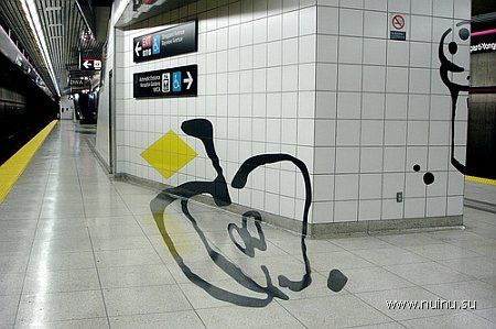 Граффити в метро Торонто (16 фото)