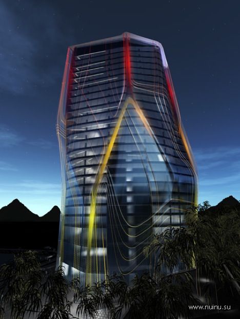 Новая башня в Китае Huaxi Urban Center (4 фото)