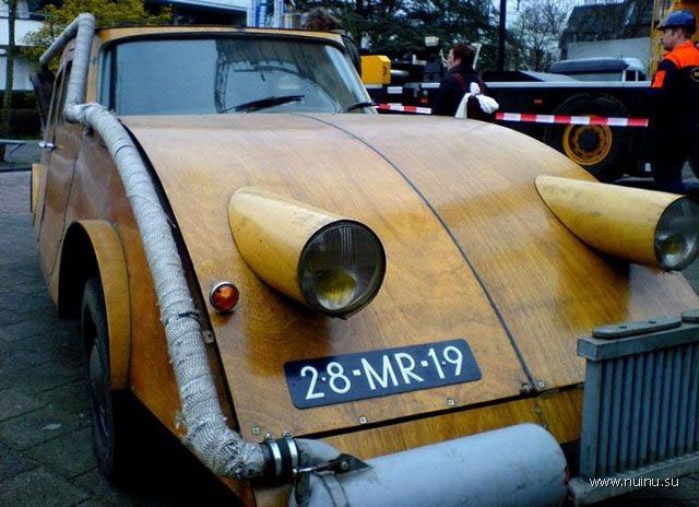 Деревянные автомобили (15 фото)